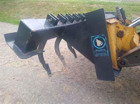 homemade skid steer ripper|himac ripper scarifier for skidsteer.